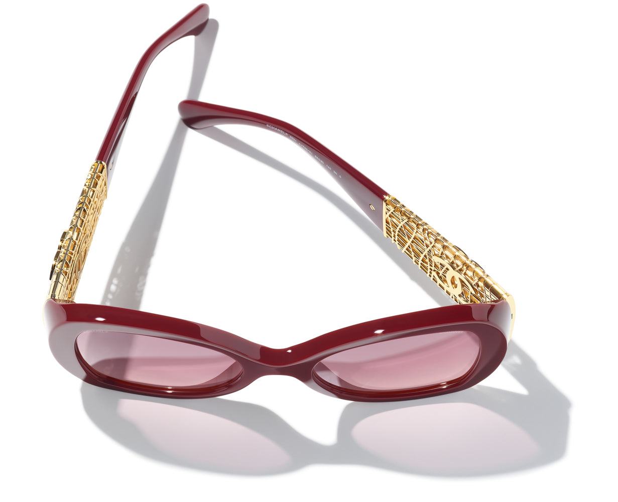 Original Chanel 5531 Sunglasses - Luxury Designer Shades for Women - UV Protection & Stylish Fashion Accessory - Perfect for Beach, Driving & Outdoor Activities