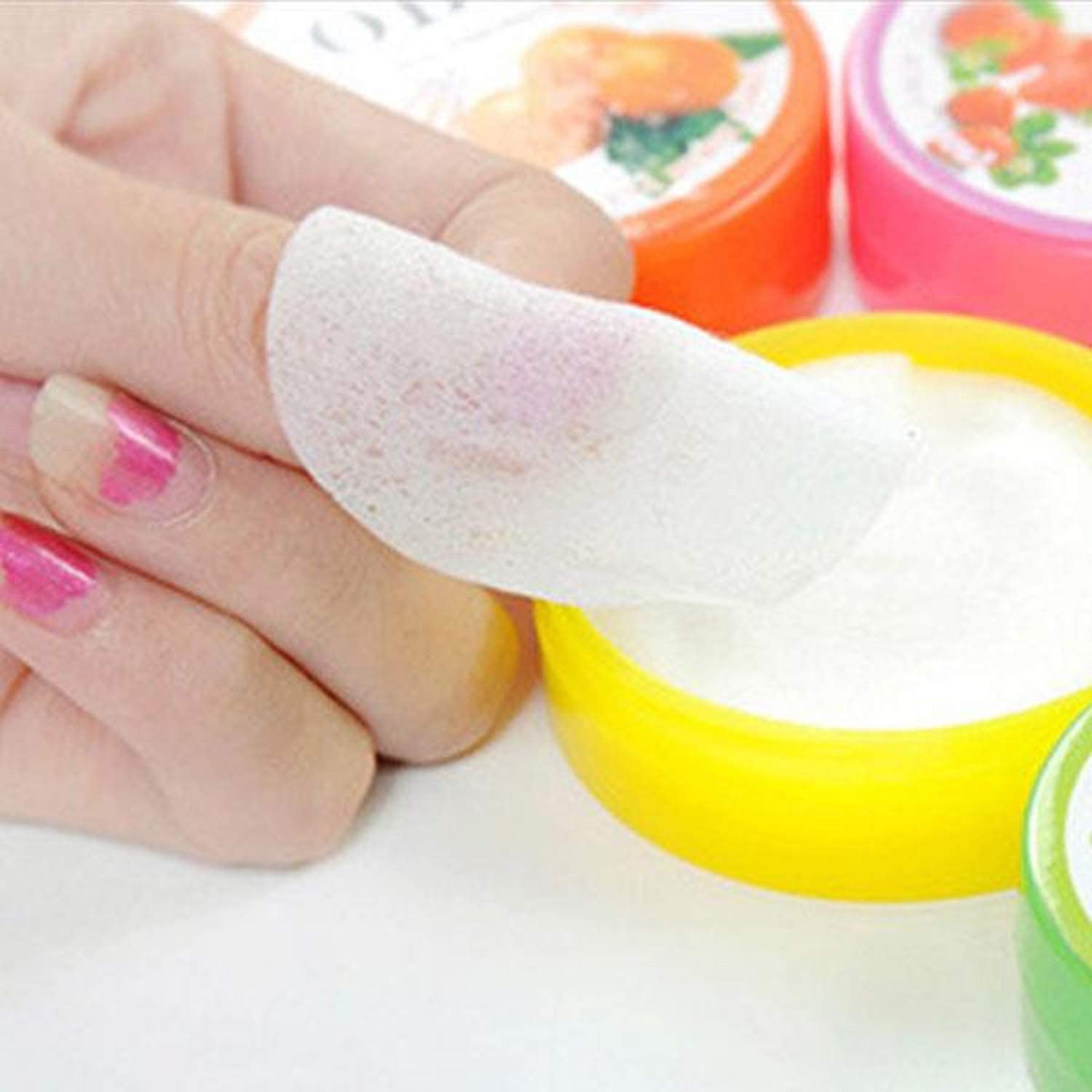 Acetone-Free Nail Polish Remover Pads - 6 Pack | Gentle & Effective Nail Paint Reducer Wipes for Quick & Easy Manicures at Home or Salon