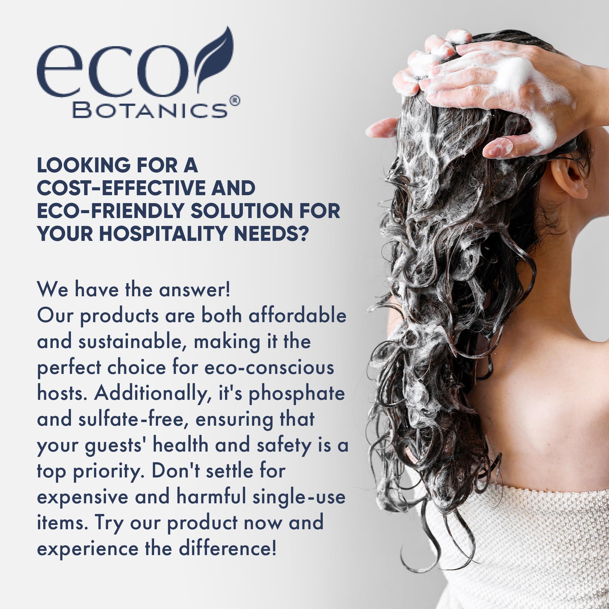 Terra Pure Eco Botanics Hotel Shampoo - 1 Gallon Bulk Refill (Pack of 4) | Biodegradable & Sulfate-Free for Soap Dispensers | Perfect for Hotels, Spas & Commercial Use