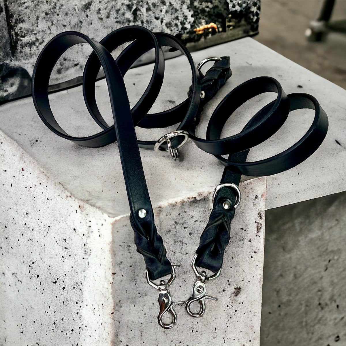 2 Inch Wide Heavy Duty Dog Collar with Triple D Rings - Perfect for Training, Walking & Outdoor Adventures
