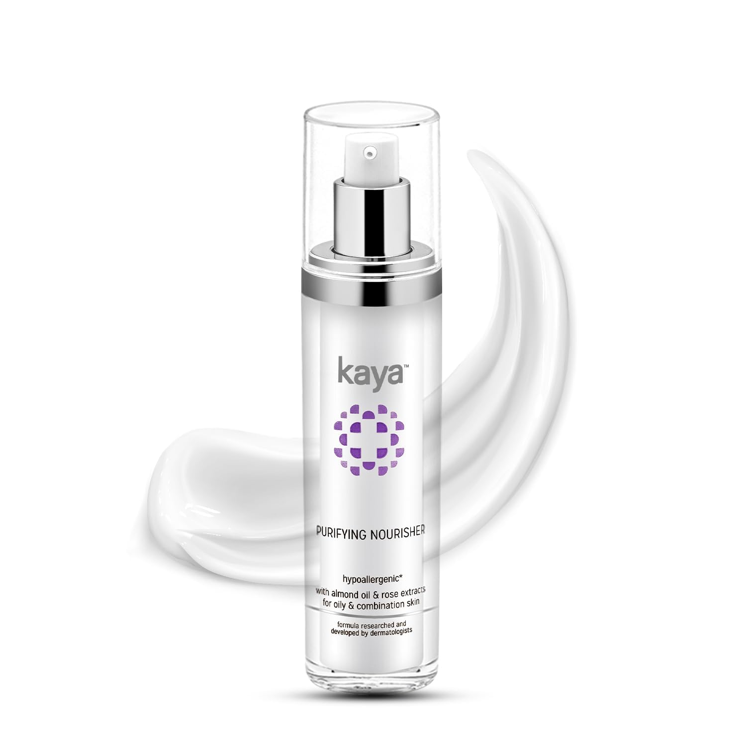 Kayae Acne Care Purifying Nourisher - Oil-Free Daily Moisturizer for Oily & Acne-Prone Skin | Gentle, Lightweight, Non-Greasy Formula | 50ml | Perfect for Day & Night Skincare Routine