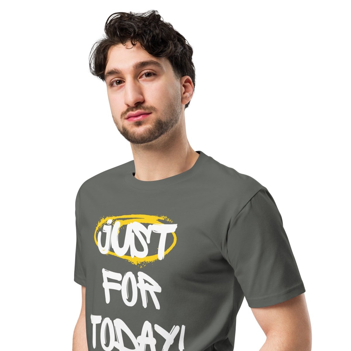 Street Sovereign Tee - 'Just for Today' & 'TRY' Edition Graphic T-Shirt for Men | Trendy Streetwear Fashion | Perfect for Casual Wear, Urban Outfits & Music Festivals