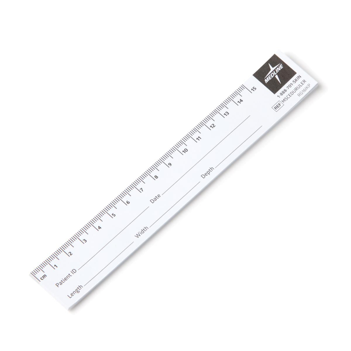 Disposable Wound Measuring Rulers - Box of 250 | Accurate Medical Measurement Tools for First Aid, Nursing & Clinical Use