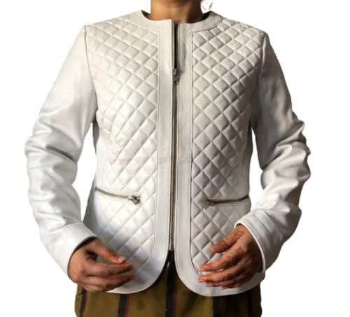 Women Quilted Collarless Jacket
