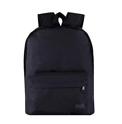 Lightweight Travel & Hiking Backpack - Durable School Backpack for Everyday Use (Black) - Perfect for Outdoor Adventures, College Campus & Commuting
