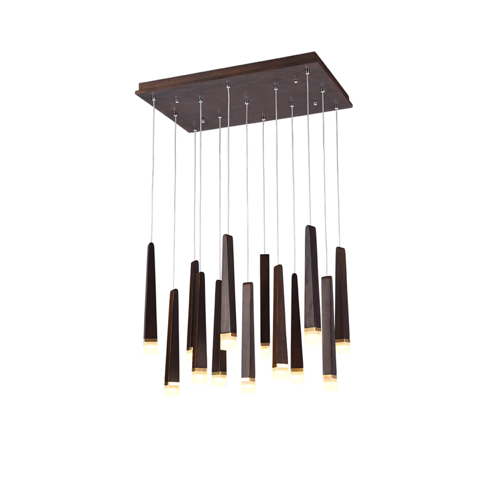 Rustic Firewood Stick Chandelier - Handmade Wooden Ceiling Light Fixture for Cabin, Farmhouse & Lodge Decor - Perfect for Living Room, Bedroom or Dining Area Lighting