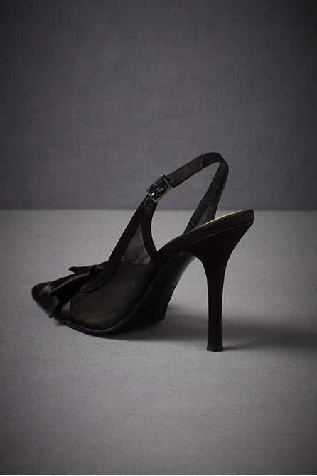 Smokescreen Slingback Heels - Women's Comfortable Open-Toe Sandals for Summer, Weddings & Casual Outings