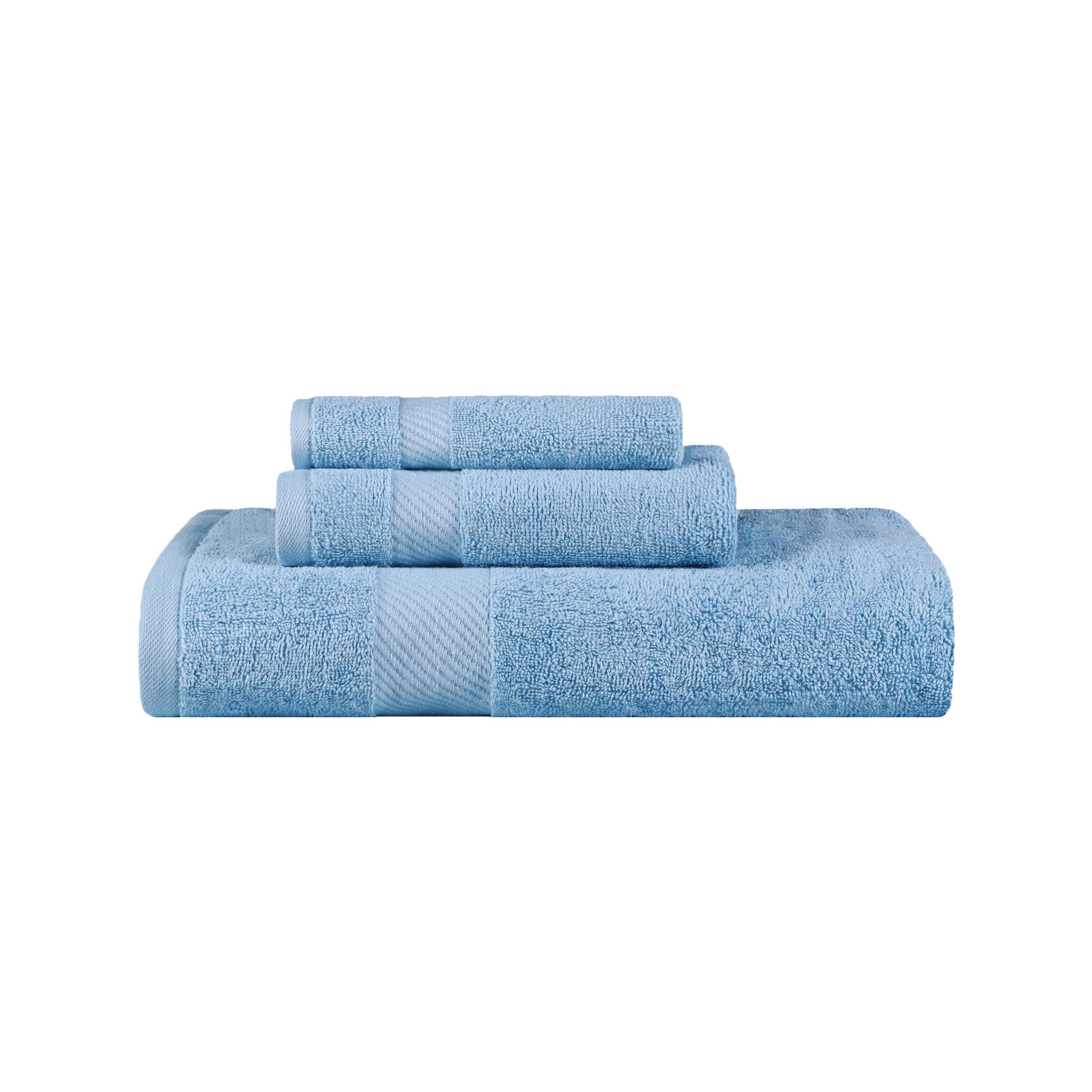 Premium Egyptian Cotton Quick-Drying 3-Piece Bath Towel Set - Ultra Soft & Absorbent for Spa, Gym & Luxury Home Use