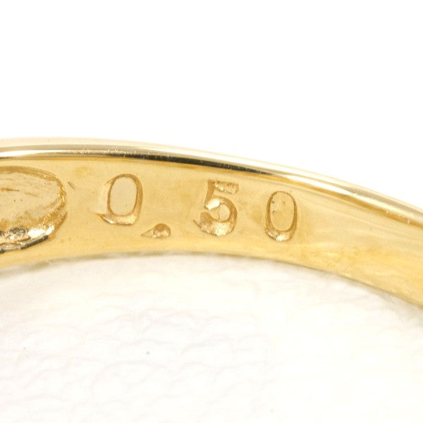 18K Yellow Gold Diamond Ring for Women - Elegant Solitaire Engagement & Wedding Band - Perfect for Proposals, Anniversaries, and Special Occasions