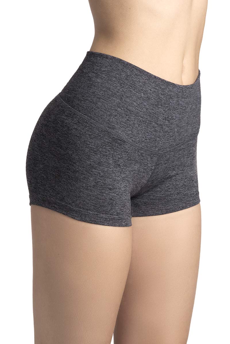 Liakada High Waist Dance Shorts for Girls - Booty Cheerleading Yoga Workout Shorts - Perfect for Dance Class, Gym, Sports & Fitness Training