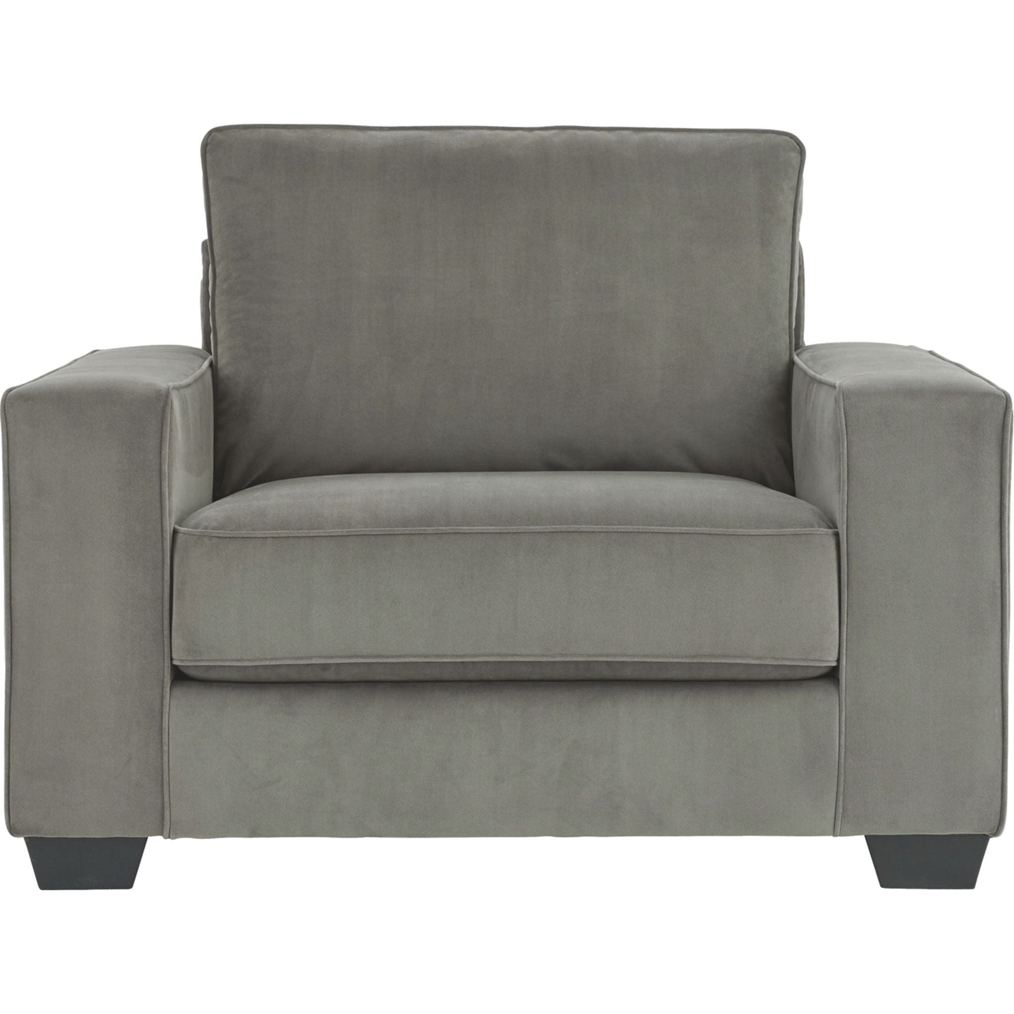 Angleton Chair and a Half in Sandstone - Oversized Comfortable Accent Chair for Living Room, Bedroom, or Office