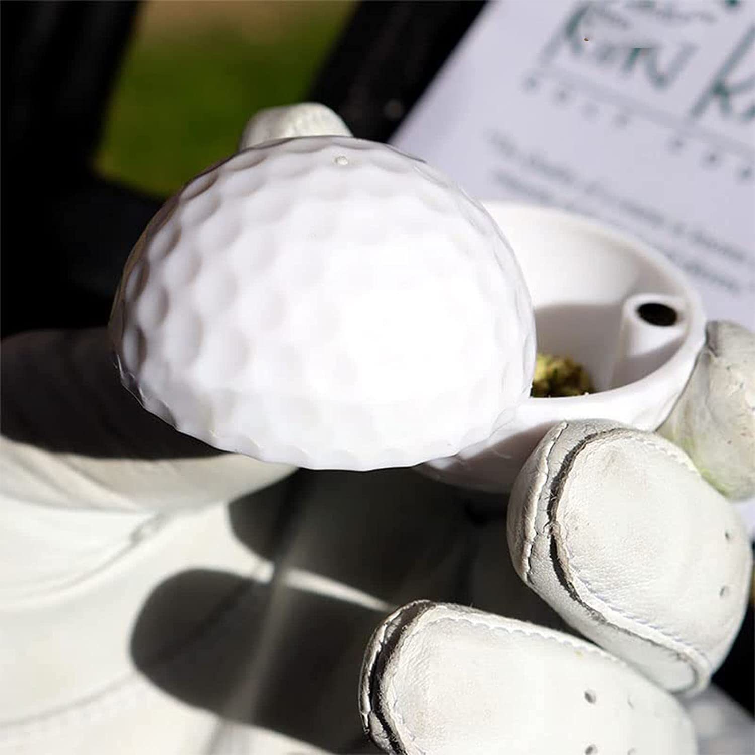 Premium 3-in-1 Portable Golf-Themed Vanilla Spice Grinder Set - Perfect Father's Day Gift for Golf Lovers - Ideal for Kitchen, BBQ, Camping & Home Cooking Use