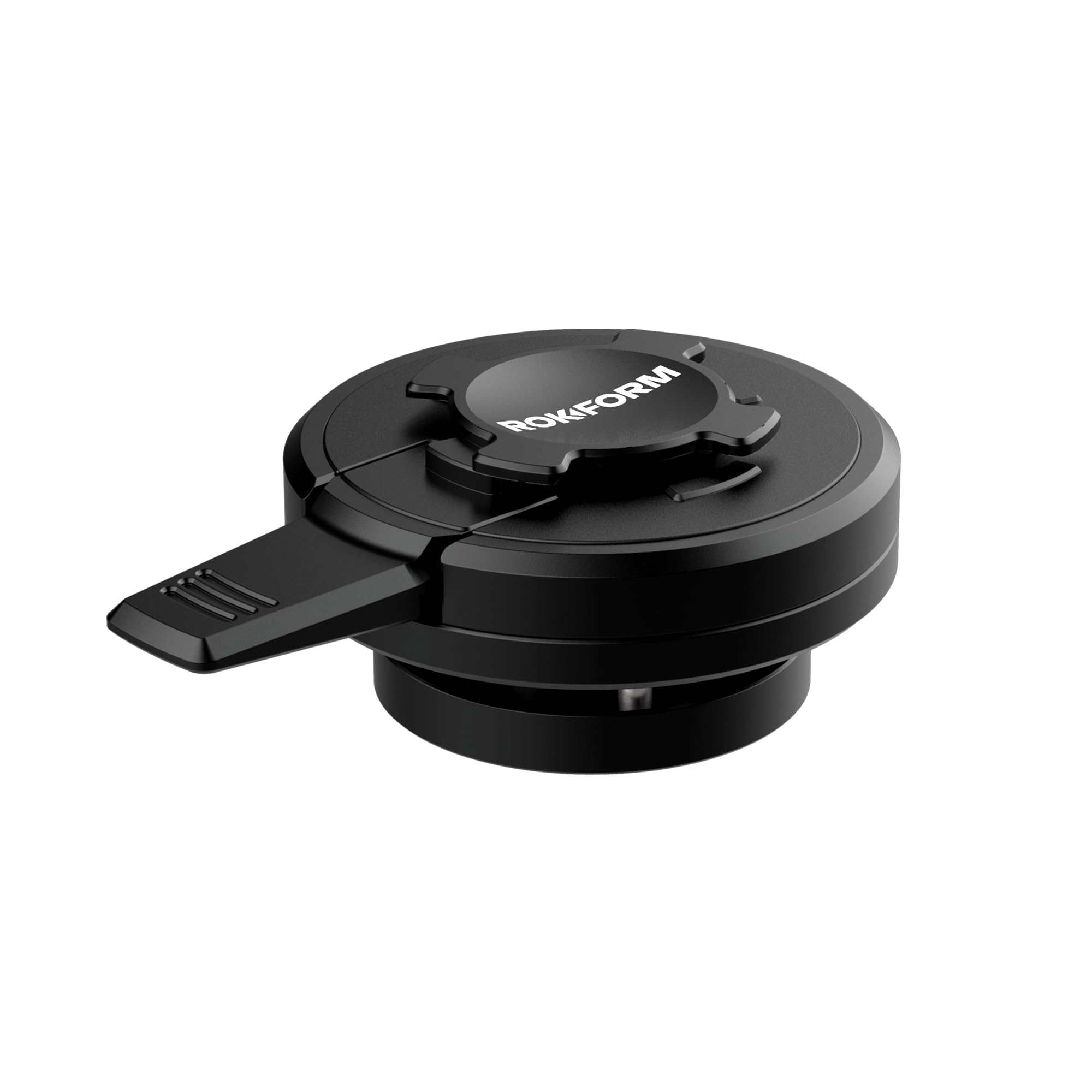 Rokform Universal Motorcycle Mount Vibration Dampener - Secure Phone Holder for iPhone, Samsung, & Pixel with Twist Lock Cases (Black) - Perfect for Motorcycle and Bike Rides
