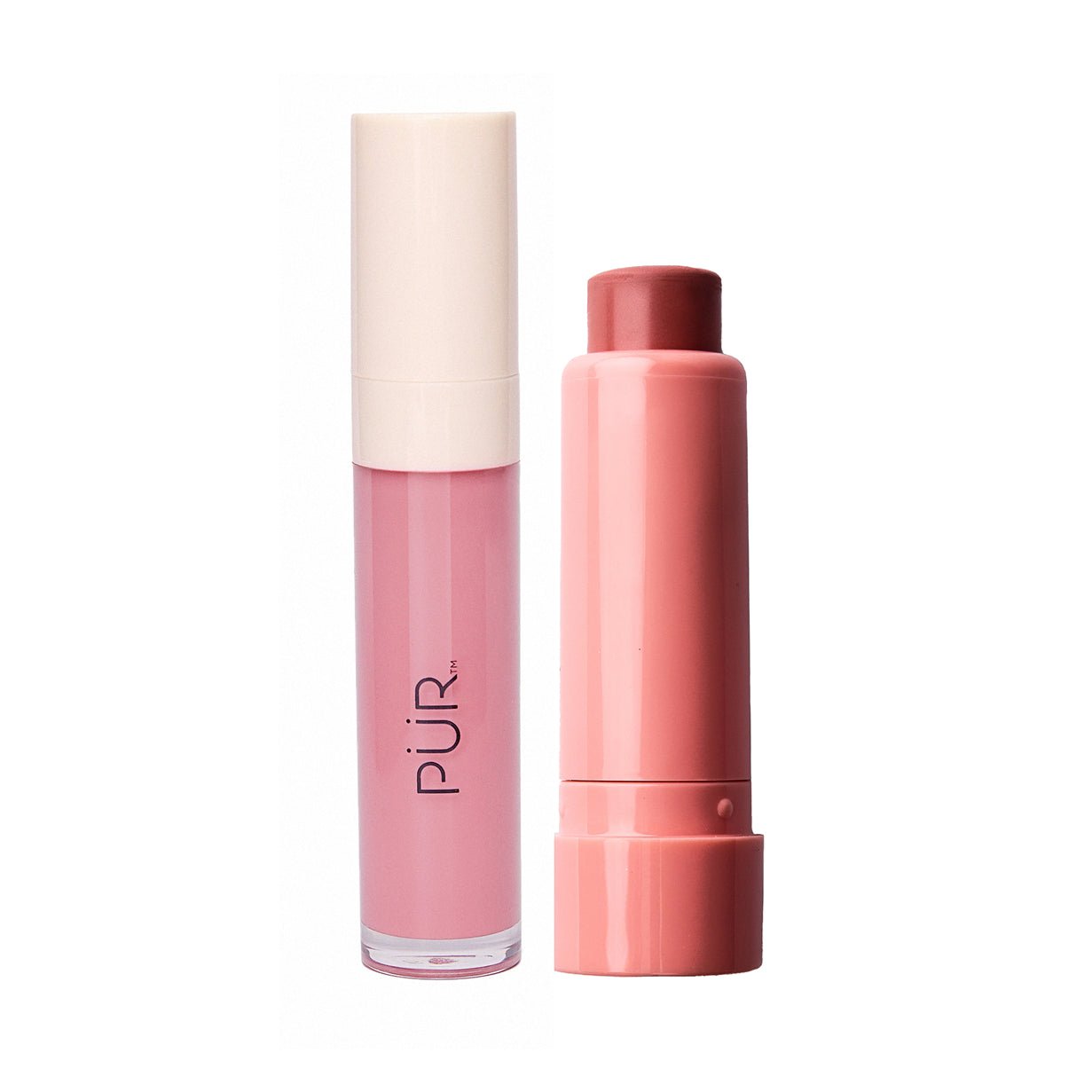 Glossy Lip Tint & Silky Tint Duo - Long Lasting Hydrating Lip Stain Set for Daily Wear, Date Night & Special Occasions