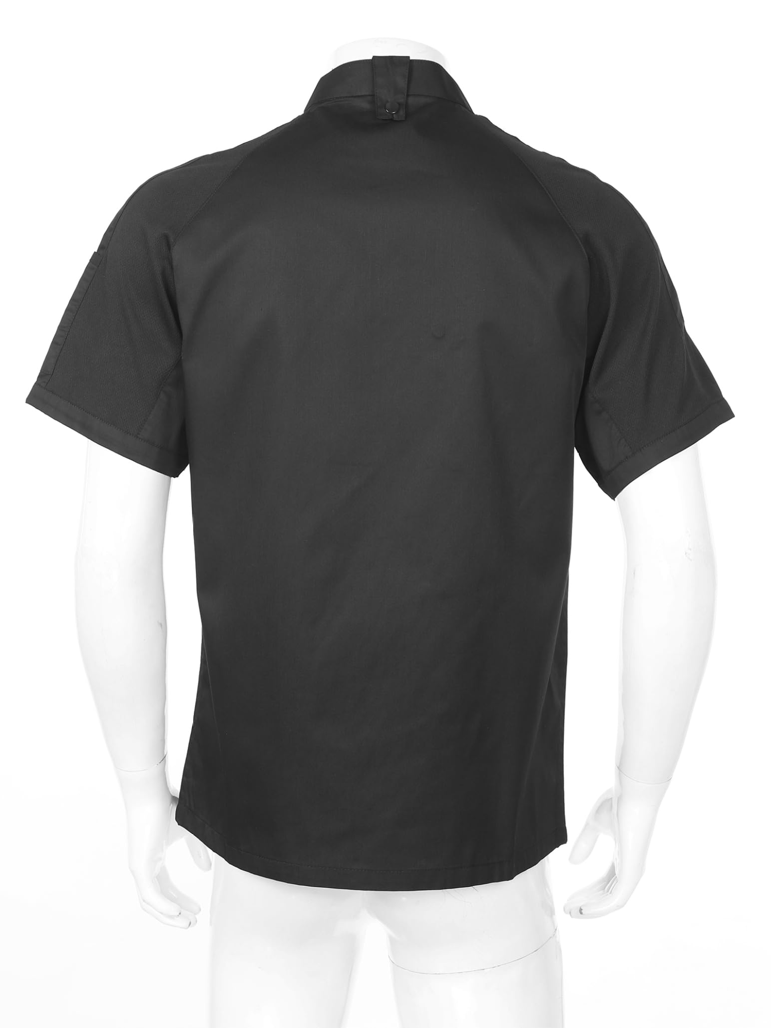 Unisex Short Sleeve Chef Coat - Professional Kitchen Cooking Jacket for Men & Women - Restaurant Uniform for Chefs, Bakers & Culinary Students