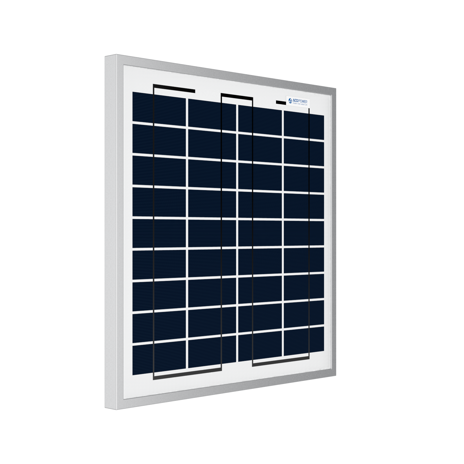 ACOPower 15W Polycrystalline Solar Panel - 12V Battery Charger for RV, Boat, Camping & Off-Grid Power Supply | Portable Solar Charging Solution for Outdoor Adventures