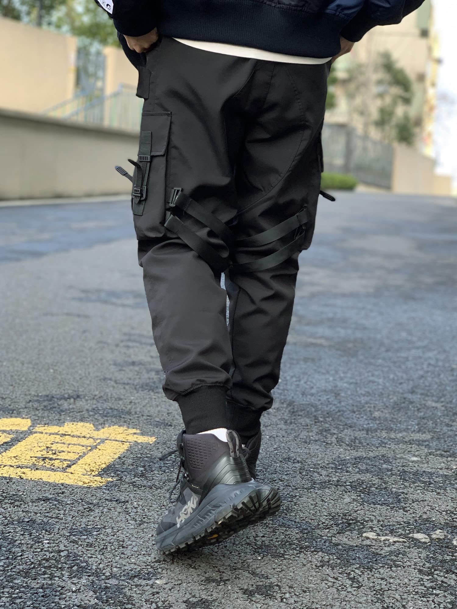MOKEWEN Men's Jogger Pants with Pockets - Athletic Cargo Sweatpants for Running, Gym & Casual Wear | Comfortable Ankle-Length Workout Pants for Men
