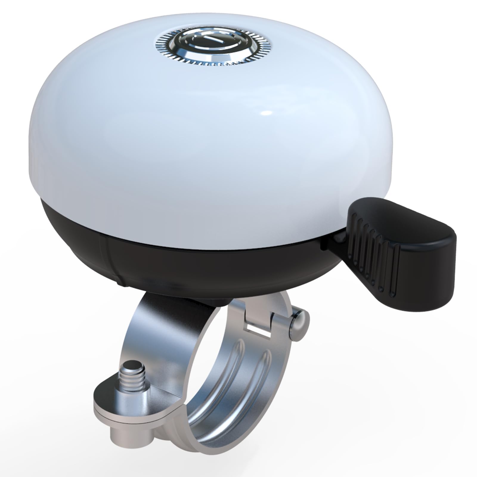 Anti-Theft Bike Bell with Hidden AirTag Compartment | Classic Bicycle Bell with Loud Crisp Sound | Fits 0.87-1.12 Inch Handlebars | Perfect for Urban Commuters & Cycling Enthusiasts (AirTag Not Included)