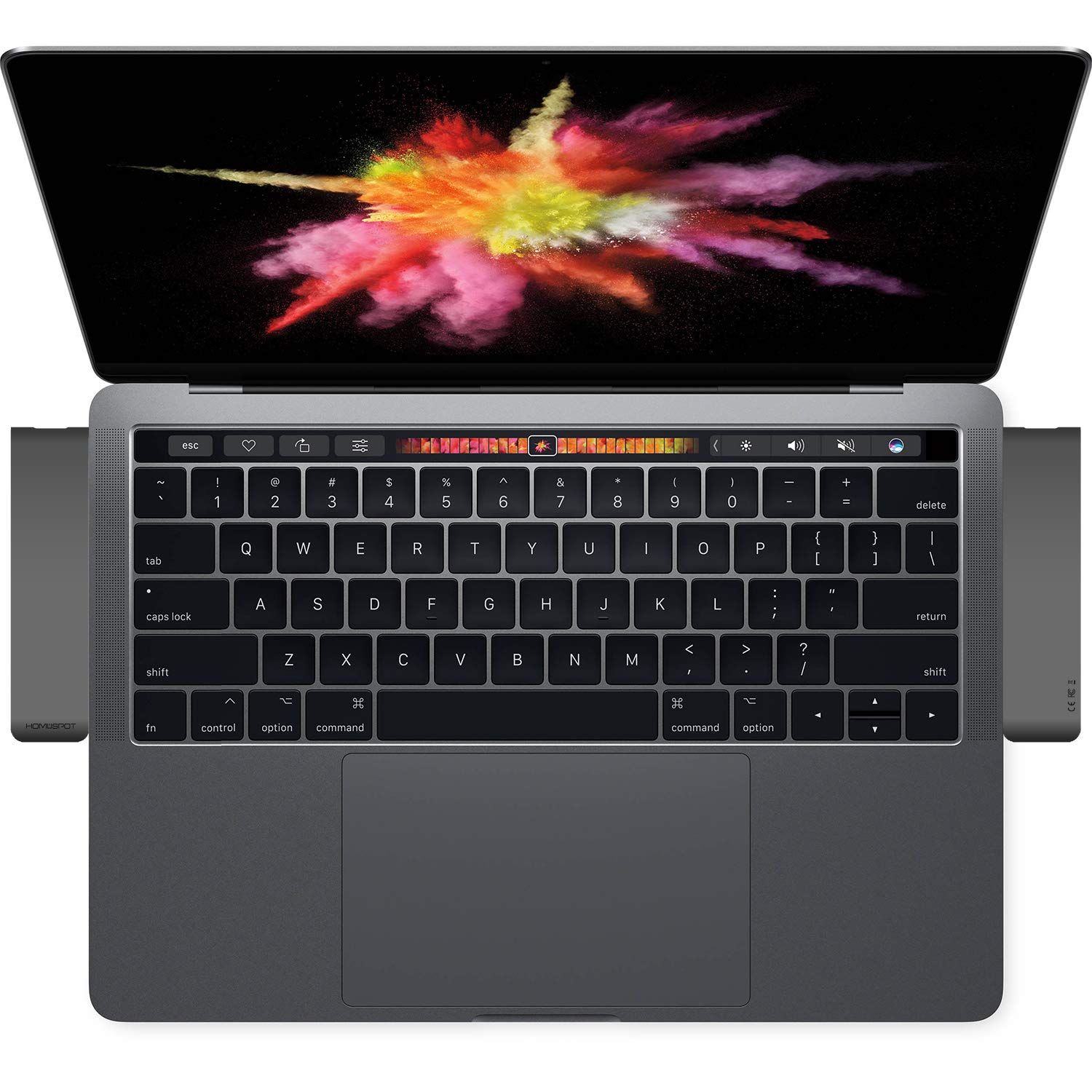 HomeSpot Aluminum USB C Hub for MacBook Pro & Air - 4K HDMI, USB 3.1, USB-C Data 50Gbps, SD/Micro Card Reader - Perfect for Home Office, Travel & Multi-Screen Setup