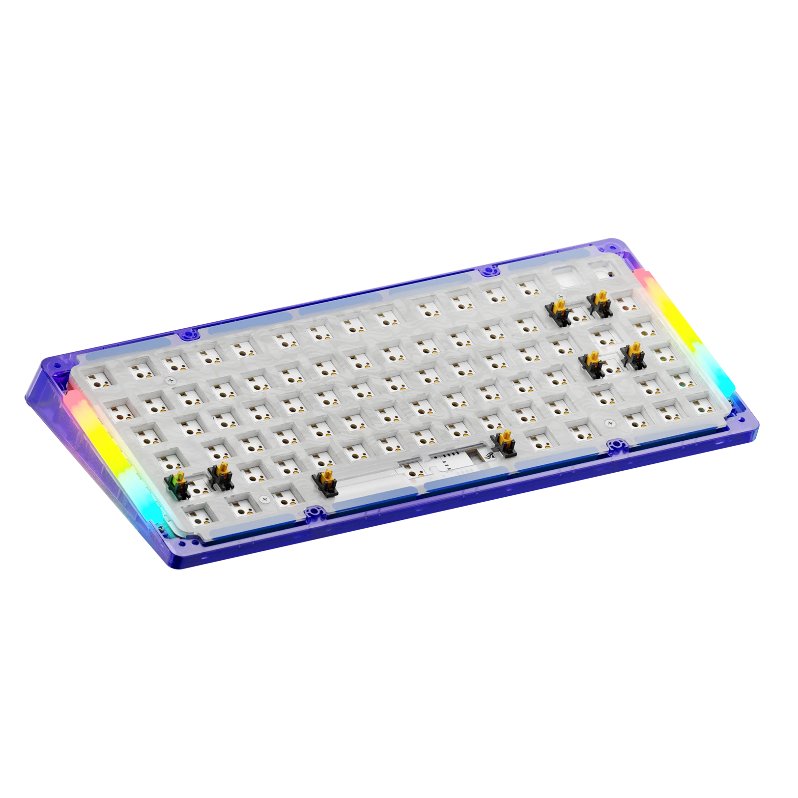 GMMK 3 75% Keyboard Bottom Case - Exo Purple Plastic Replacement Part for Custom Mechanical Keyboards | Gaming & Office Setup Accessory