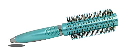 Professional Round Hair Brush for Men & Women - Detangling & Styling Tool for Smooth, Frizz-Free Hair - Travel-Friendly Design (Blue, Pack of 1) - Perfect for Home, Salon & On-the-Go Styling