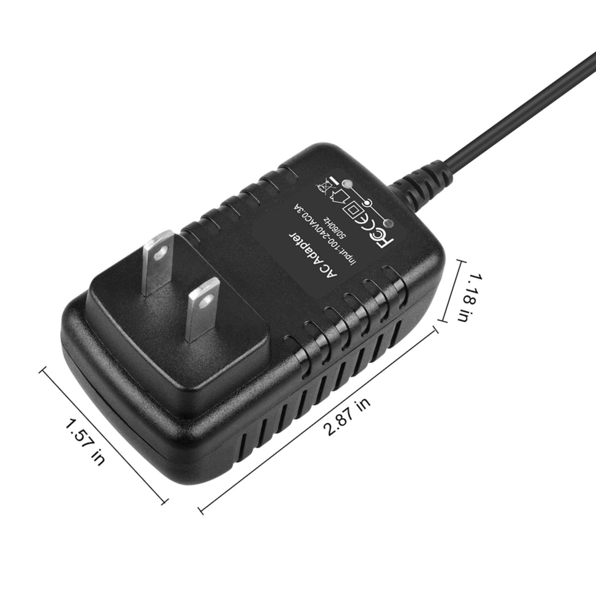 PKPOWER AC/DC Adapter Replacement Charger for JBL Charge Pulse 2 Wireless Speaker - Power Supply Cord with Fast Charging - Perfect for Home, Office & Outdoor Use