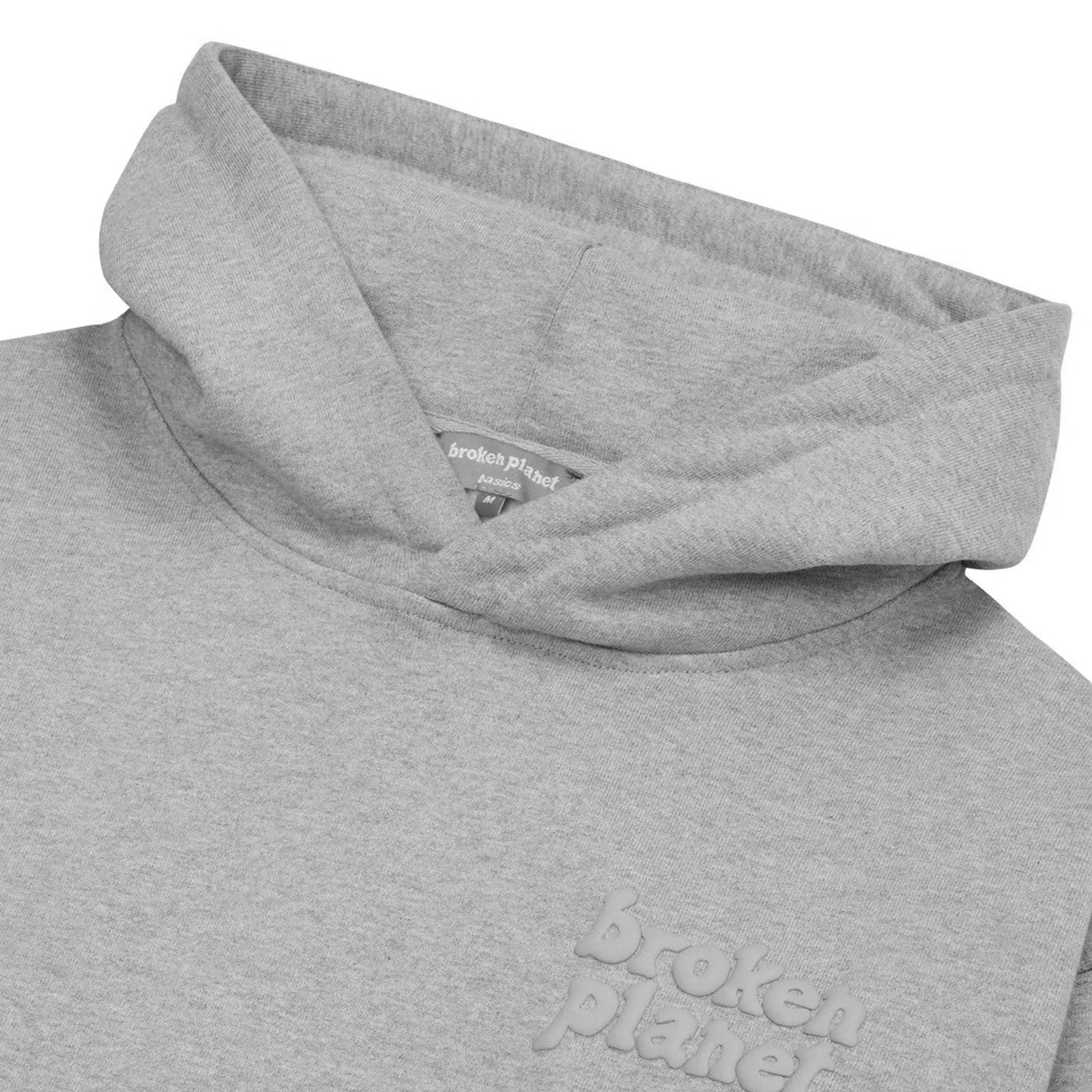 Broken Planet Basics Heather Grey Hoodie - Soft & Stylish Pullover for Men & Women | Perfect for Casual Wear, Gym, and Outdoor Activities