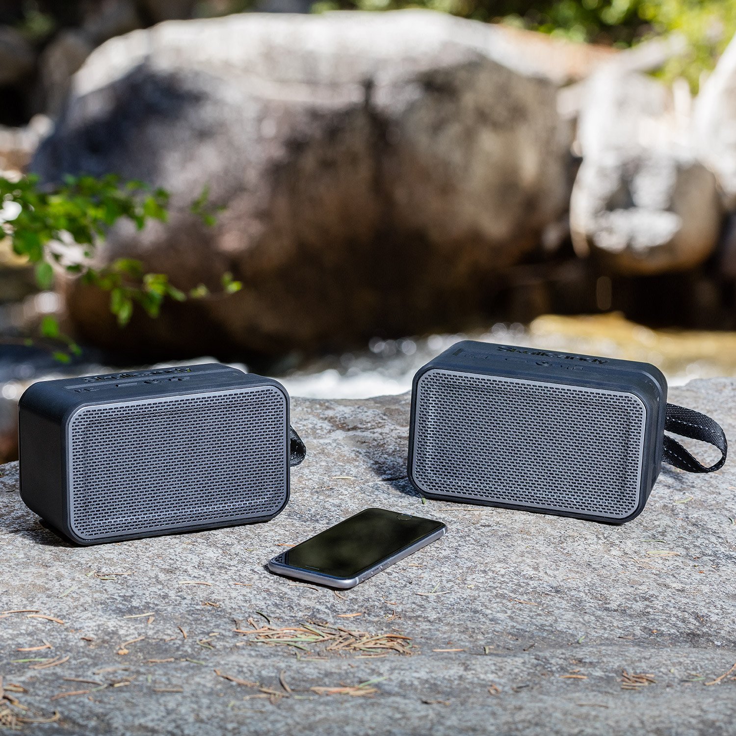 Skullcandy Barricade XL Waterproof Bluetooth Speaker - Wireless, Portable, Impact Resistant, 10-Hour Battery, 33ft Range (Gray/Hot Lime) - Perfect for Pool Parties, Beach Outings & Outdoor Adventures