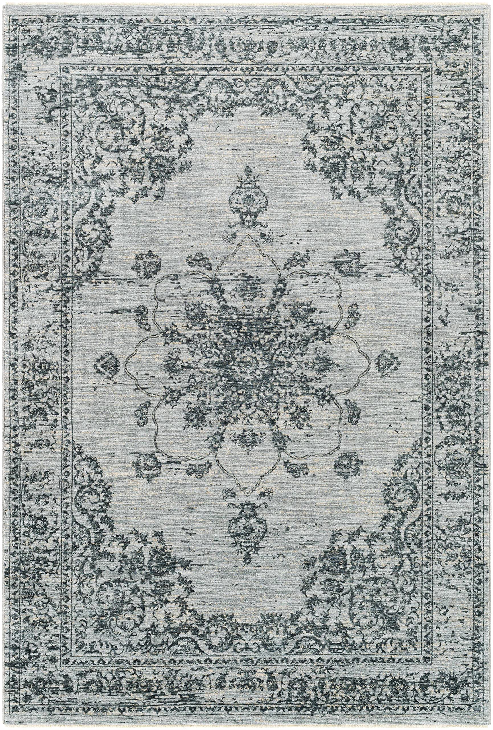 Hauteloom Wandina Traditional Beige Blue Gray 6'7
