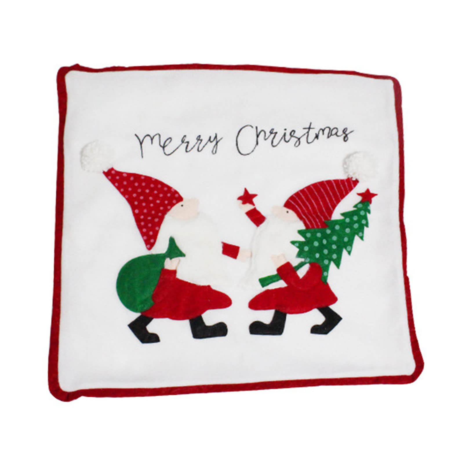 Premium Christmas Faceless Doll Pillow Cover - Soft Fabric with Invisible Zipper, Decorative Home Cushion Case for Sofa, Bed, and Holiday Decor - Perfect for Christmas Gifts and Cozy Home Decor
