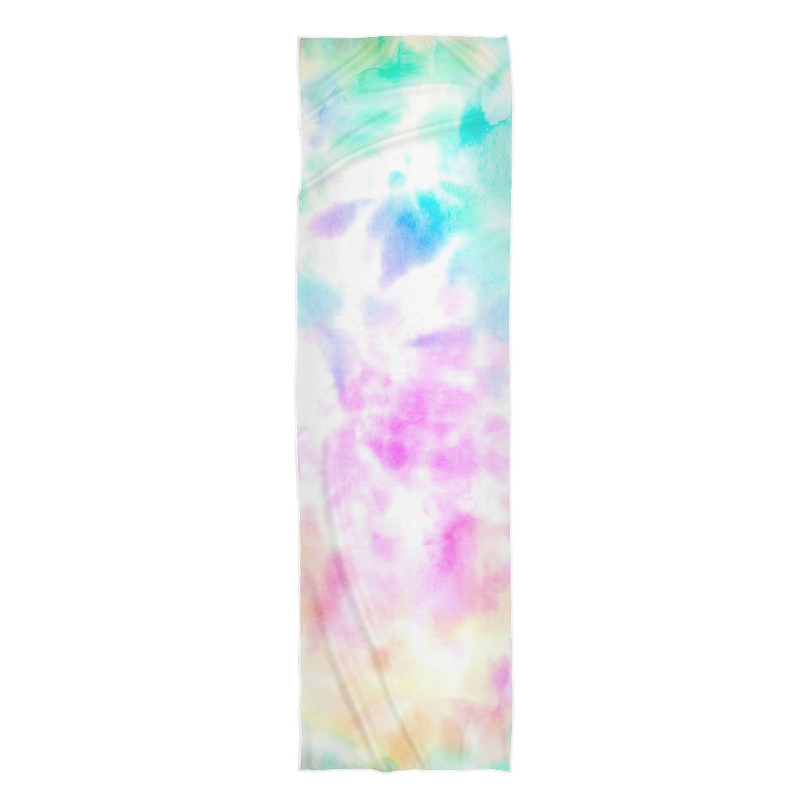 Cooling Sports Towels for Workout - Quick Dry, Breathable & Lightweight Gym Towels in Tie Dye Rainbow Colors - Perfect for Running, Yoga, Tennis & Hot Weather Exercise