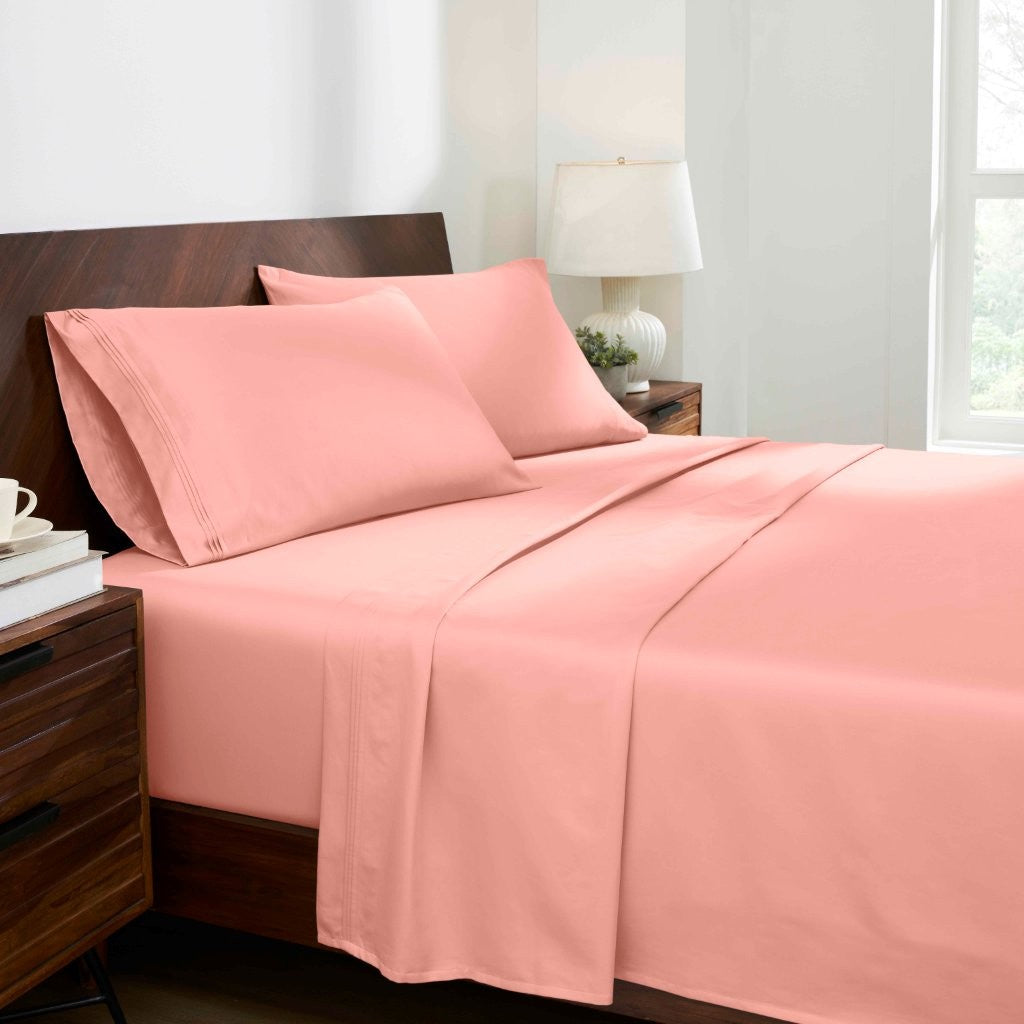 Premium 1000 Thread Count Egyptian Cotton Sheet Set - Eco-Friendly, Breathable & Hypoallergenic - Perfect for Luxury Bedding & Hot Sleepers