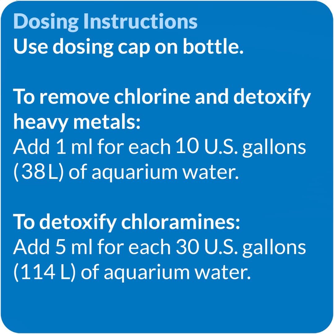 API TAP WATER CONDITIONER for Aquariums - 64 oz Fish Tank Water Dechlorinator & Detoxifier | Removes Chlorine, Chloramines & Heavy Metals | Safe for Freshwater & Saltwater Fish | Perfect for Water Changes & New Tank Setups