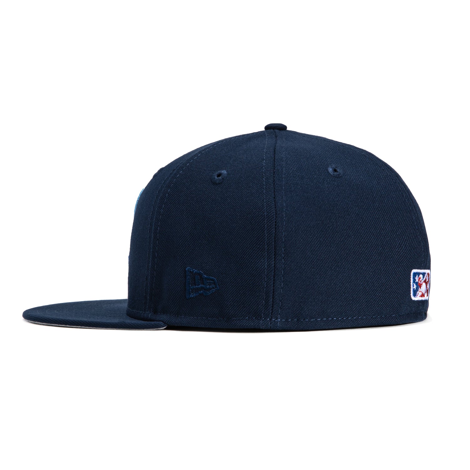 New Era 59Fifty Bowie Baysox Logo Patch Baseball Cap - Adjustable Snapback Hat for Men & Women in Navy, Red, Light Blue - Perfect for Baseball Games, Sports Events & Casual Wear