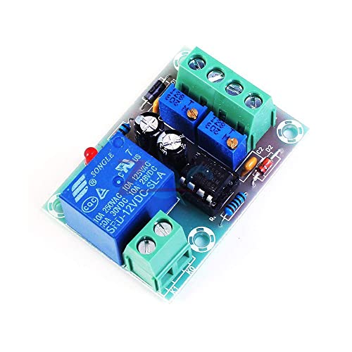 XH-M601 12V Automatic Battery Charger Board - Adjustable Car Battery Charging Control Panel with Auto Stop Power Module | Perfect for Automotive, RV, and Marine Battery Maintenance