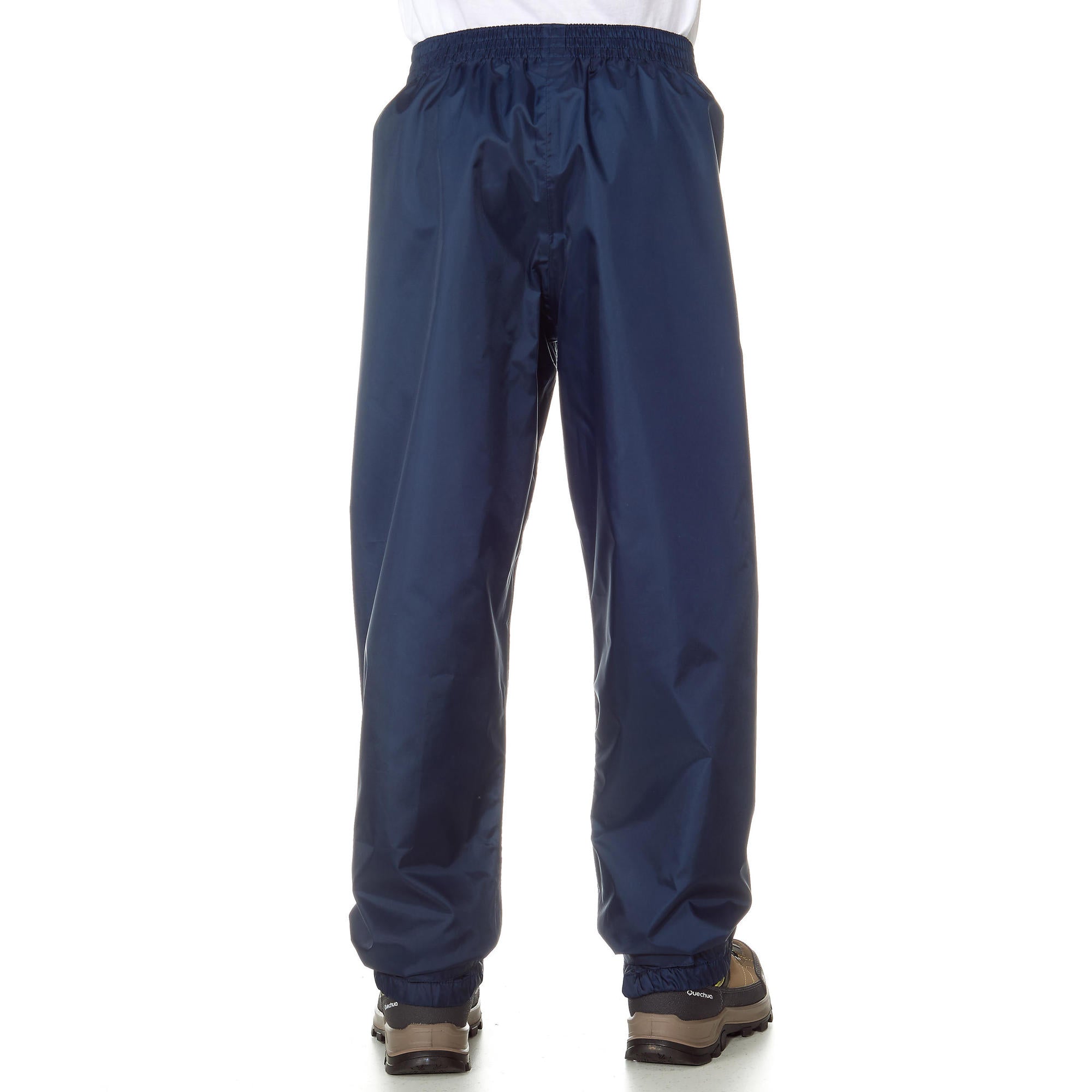 Quechua MH100 Waterproof Hiking Pants for Kids - Boys & Girls Rainproof Outdoor Overpants (Ages 7-15) - Perfect for Camping, Trekking & Mountain Adventures