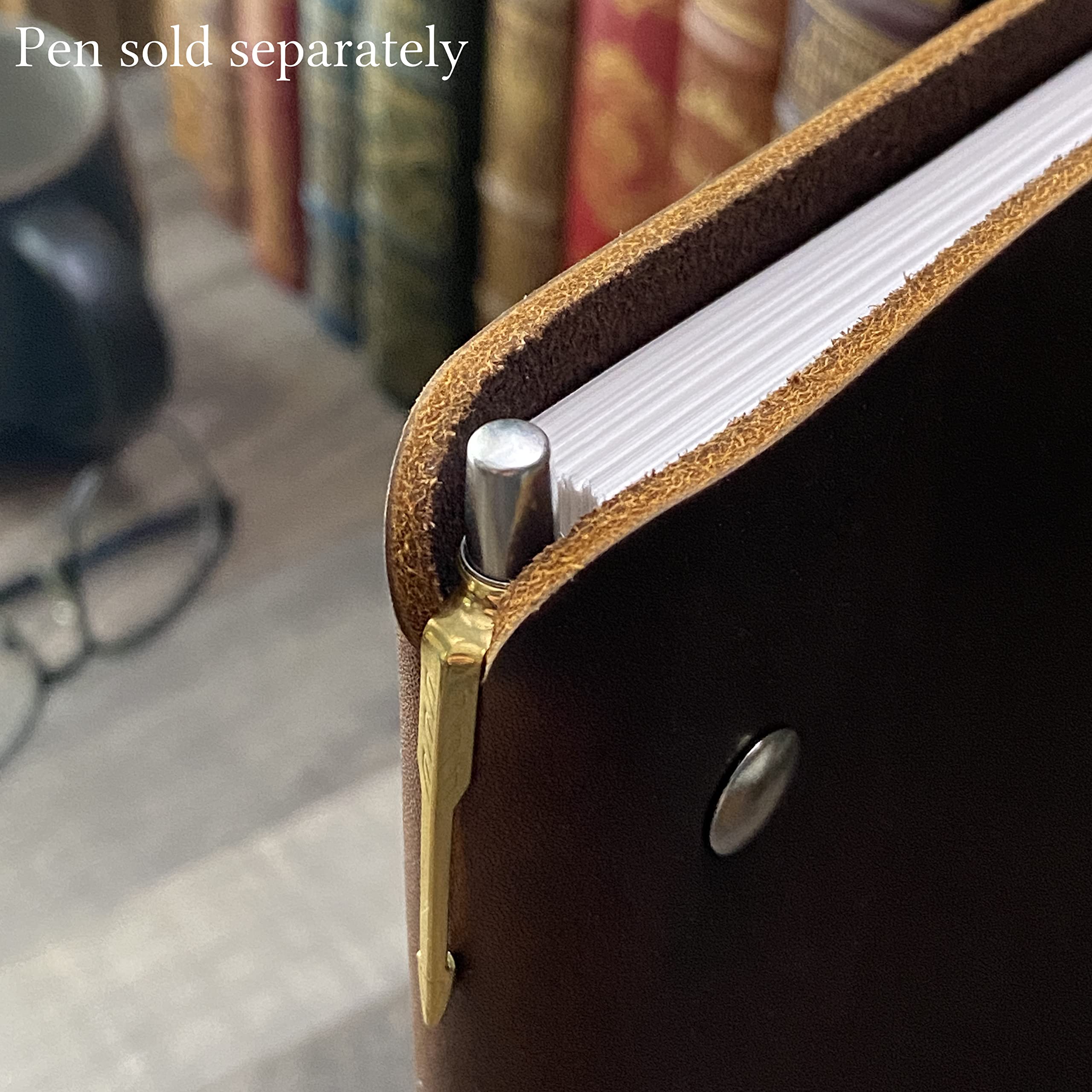 Premium Refillable Leather Binder - Murdy No.1 Bourbon Brown | Professional Organizer for Business, School & Office Documents | Durable A5 Notebook Cover with Customizable Inserts