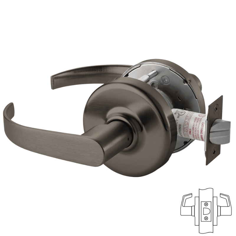 Corbin Russwin CLX3310 PZD Cylindrical Lock - Non Keyed Passage Function for Commercial & Residential Doors | Secure Interior Office & Home Entryways