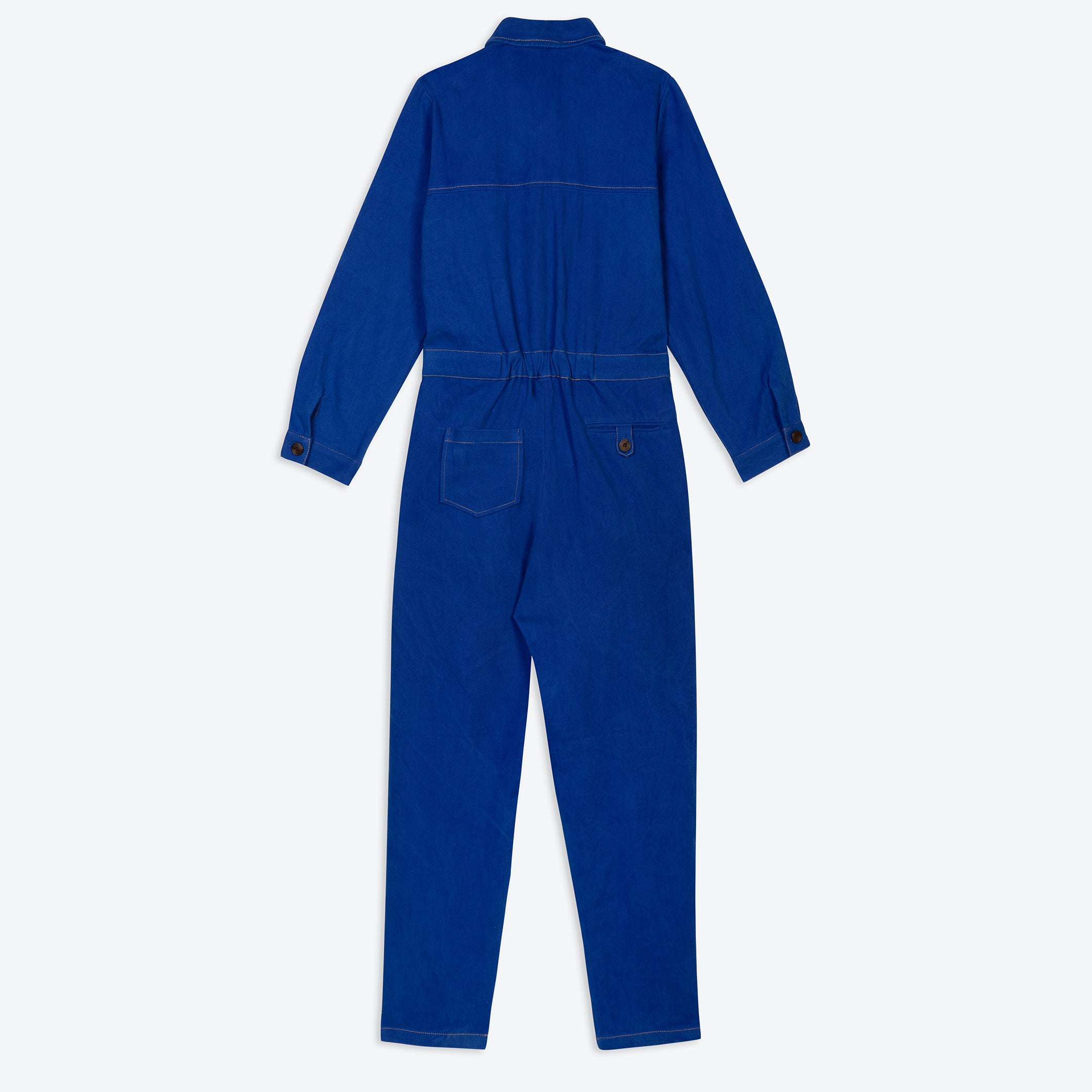 Lowie Cotton Drill Cobalt Blue Boilersuit - Durable Workwear Jumpsuit for Men & Women - Perfect for Construction, Farming & DIY Projects