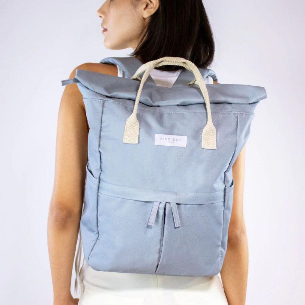 Kind Bags Hackney Medium Backpack - Waterproof Grey Laptop Backpack for Men & Women - Perfect for Work, Travel, and Outdoor Adventures