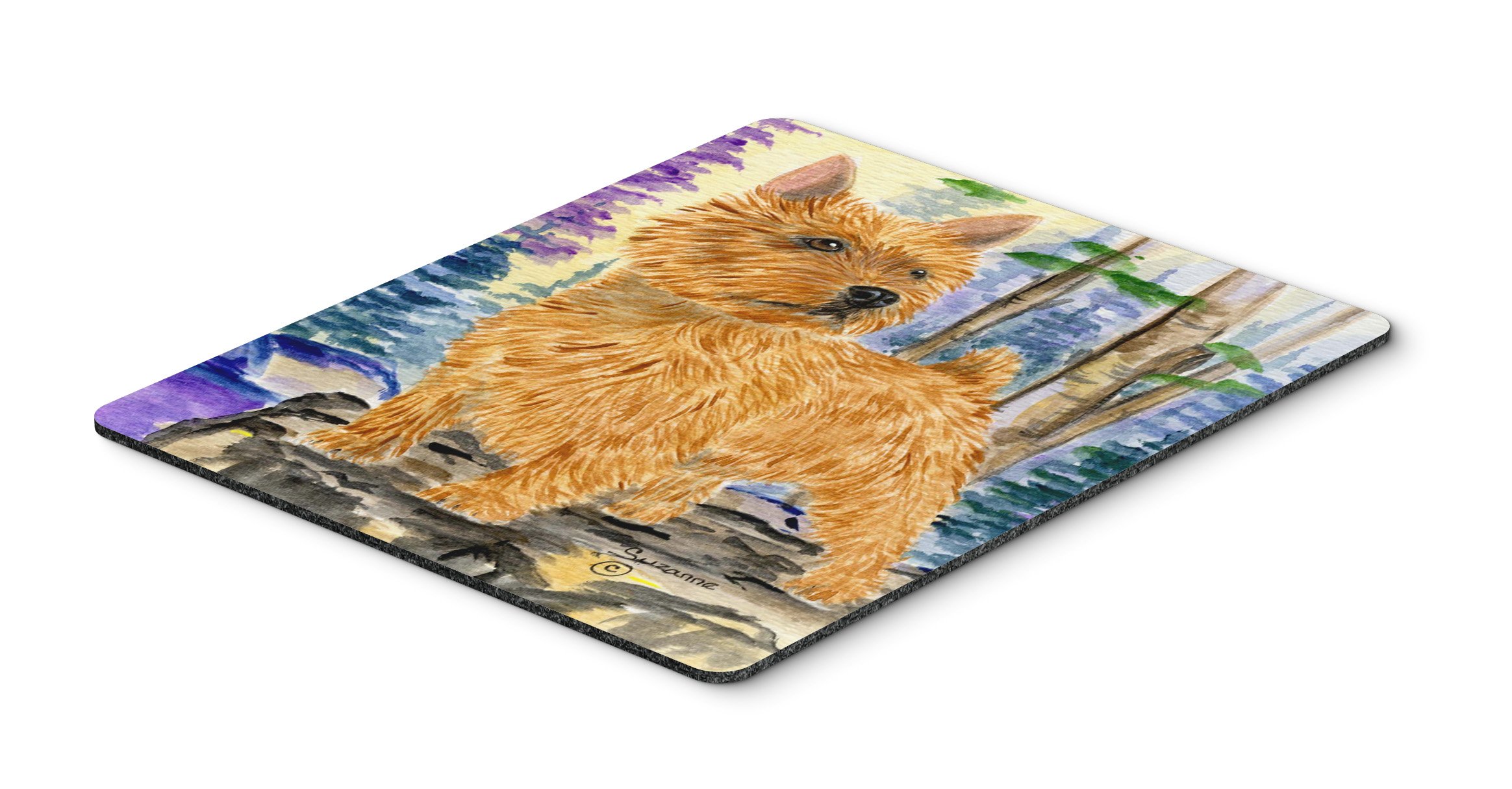 Norwich Terrier Mouse Pad & Hot Pad - Large Multicolor Non-Slip Desk Mat for Computers | Perfect Office & Home Decor Gift for Dog Lovers
