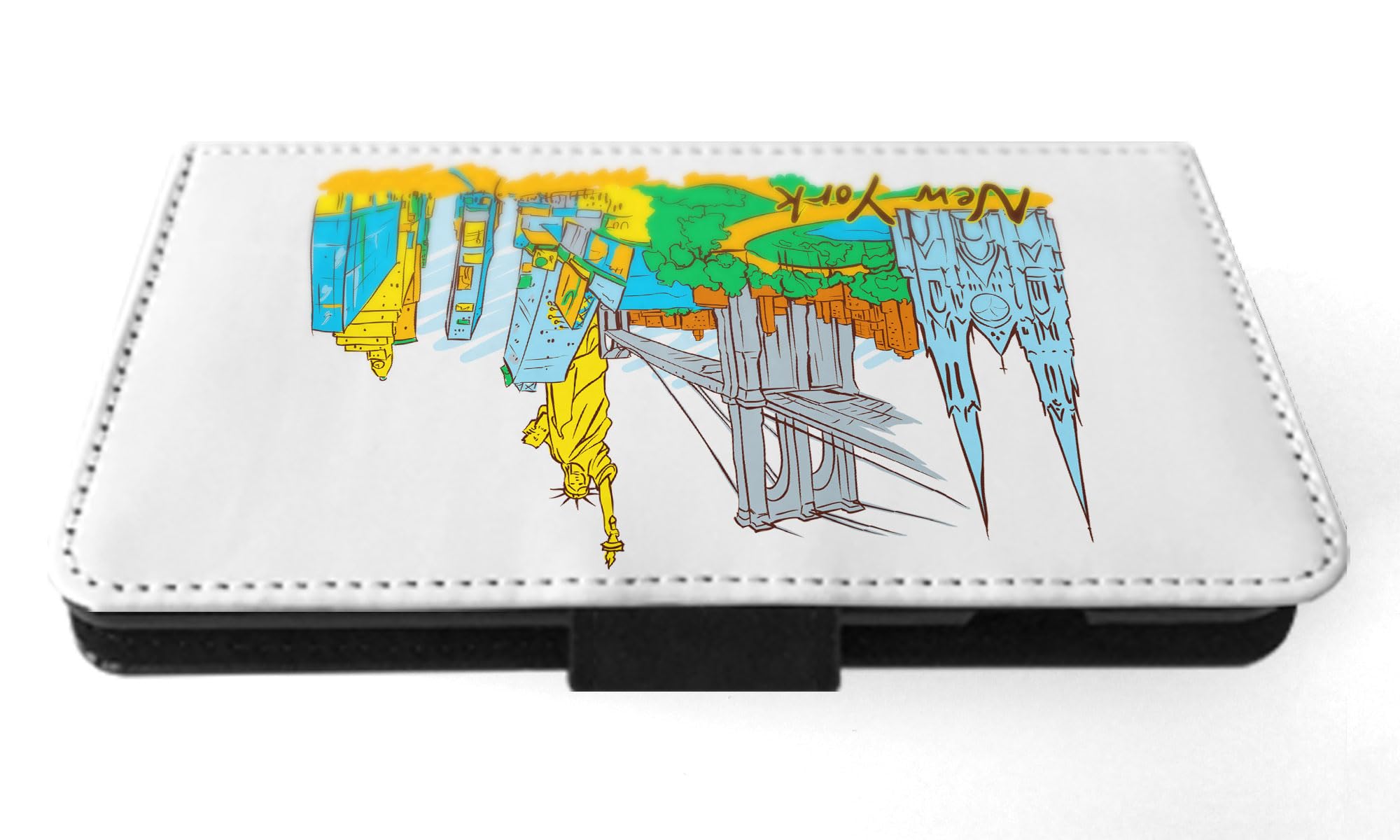 Premium Flip Wallet Phone Case for Samsung Galaxy S23+ Plus | Foxercases New York USA | Slim Protective Cover with Card Slots | Perfect for Business, Travel & Everyday Use