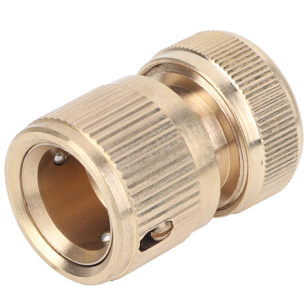 YOPOTIKA Garden Hose Connector - Heavy Duty Water Pipe Adapter for Outdoor Faucet, Sprinkler & Irrigation System - Perfect for Lawn, Garden & Car Washing