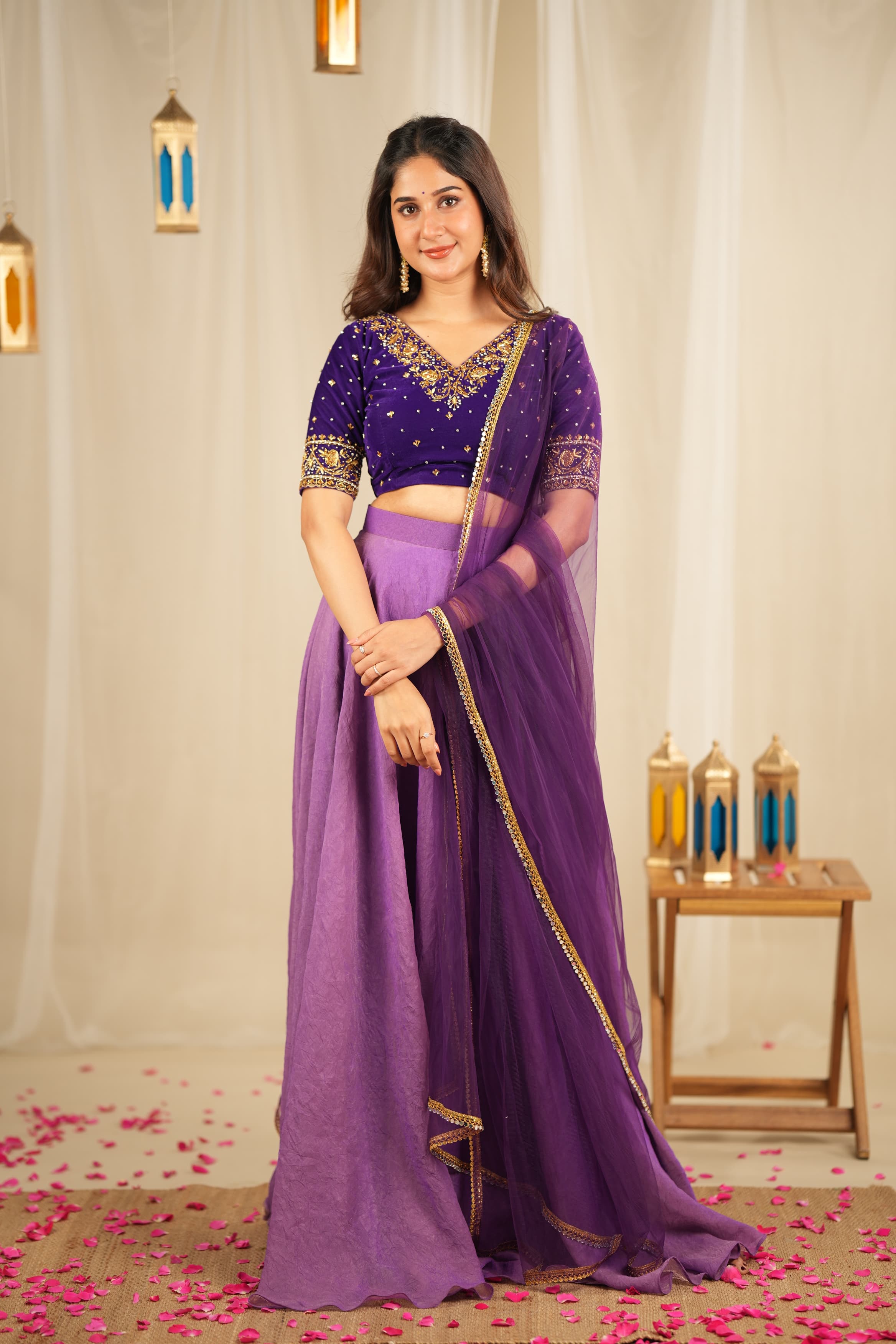 DD662 Saranya Premium Designer Lehenga Choli for Women - Elegant Indian Bridal Wear for Weddings, Festivals & Special Occasions