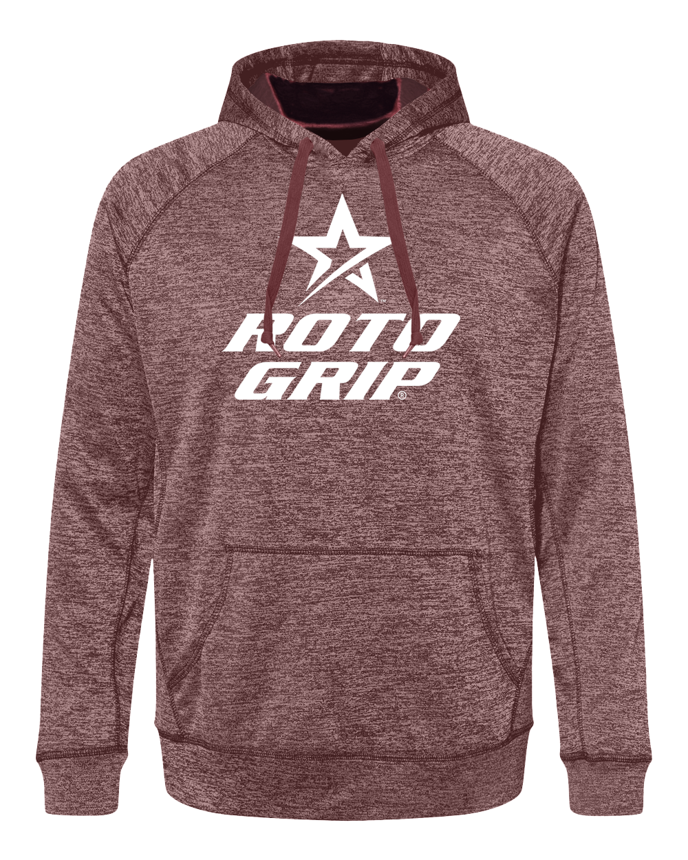 Roto Grip Classic White Performance Hoodie for Bowling - Moisture-Wicking, Breathable & Comfortable Hooded Sweatshirt for Men & Women - Perfect for Bowling Leagues, Practice & Casual Wear