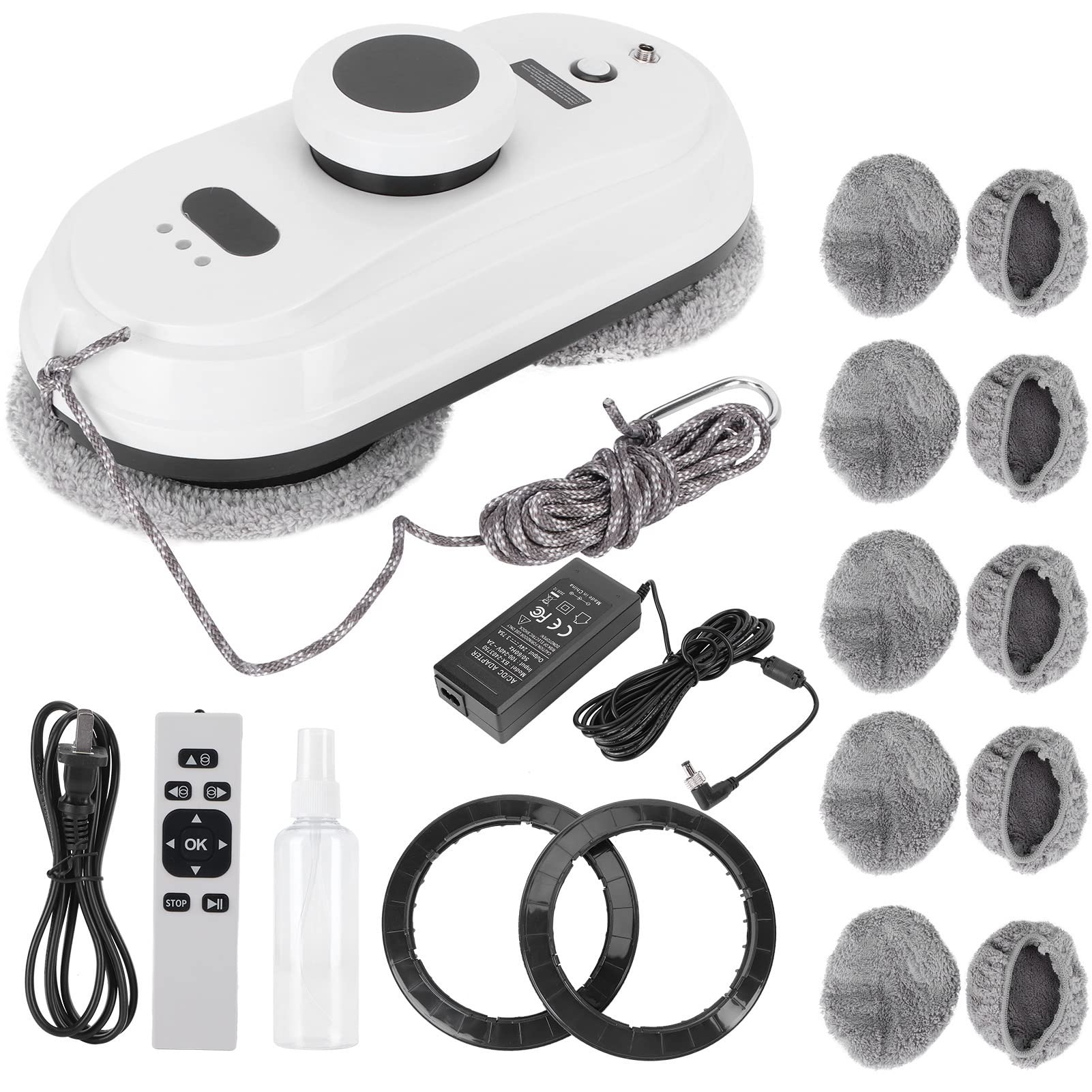 Smart Window Cleaning Robot - Automatic Electric Glass Cleaner for Home, 100-240V - Perfect for High-Rise Windows, Skylights & Hard-to-Reach Glass Surfaces