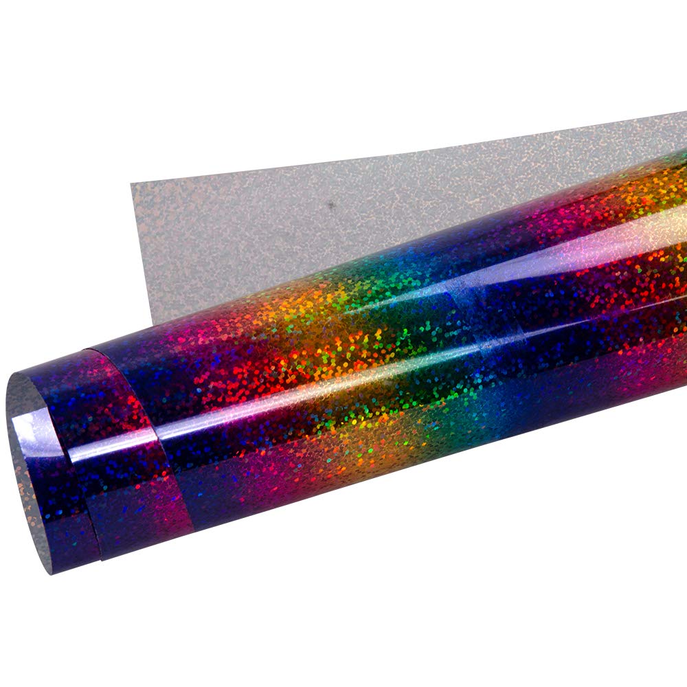 HOHOFILM Holographic Stripe Multi Heat Transfer Vinyl HTV - 20