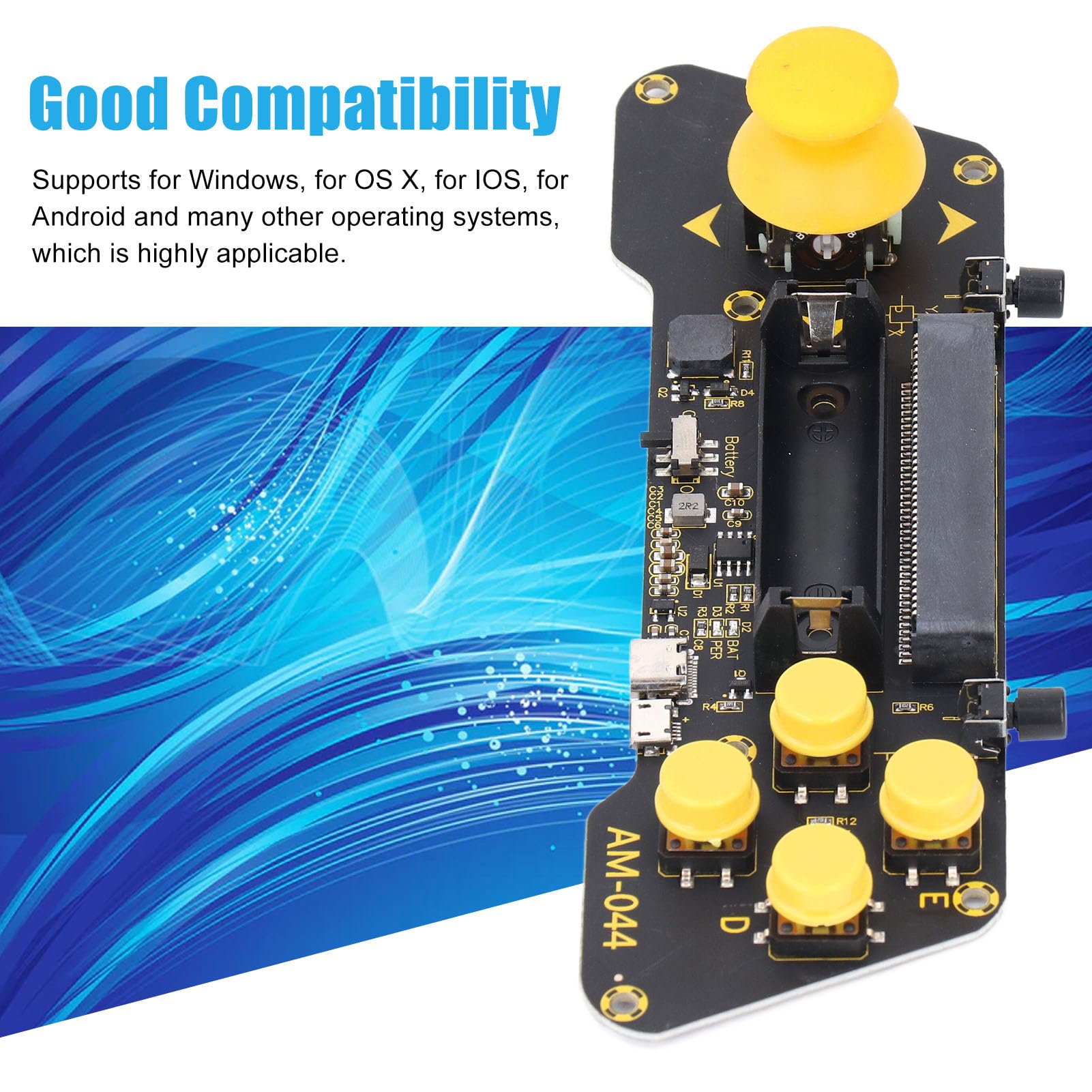 Game Console Development Board - Expansion Board with Buttons for Windows - Perfect for DIY Gaming Projects & Console Modifications