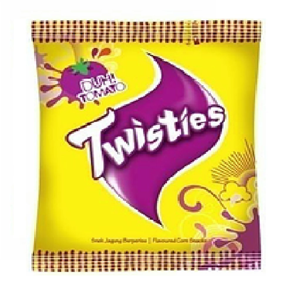 Twisties Family Pack Snacks - Tomato Flavor 15g (120 Packs) | Crunchy Corn Snacks for Parties, School Lunches & Movie Nights | Bulk Snack Pack for Kids & Adults