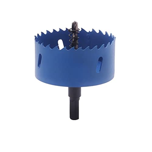 71mm Bi-Metal Hole Saw with Hex Adapter - HSS Drill Cutter for Metal & Wood
